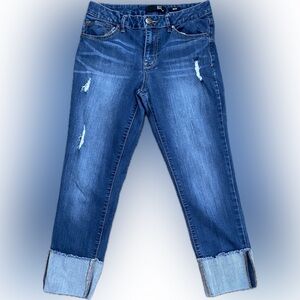 1822 Denim Taylor Deep Roll Cuff Jeans - Size 6